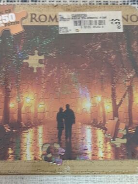 Romantic Evening 250-Piece Jigsaw Puzzle - Brown & Gold